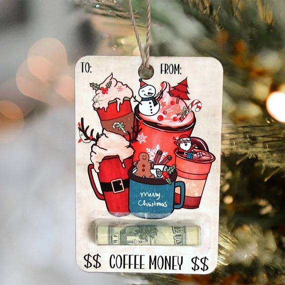 π
πΈ Christmas Hot Sale 70% Off - Handcrafted Wooden Money Holders Gift
