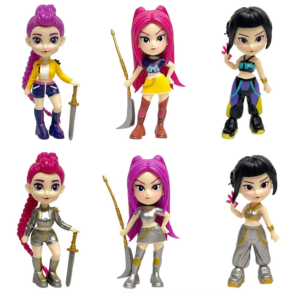 🔥Last Day 49% OFF -6-Piece Set KPop Demon Hunters Enchanting Figure